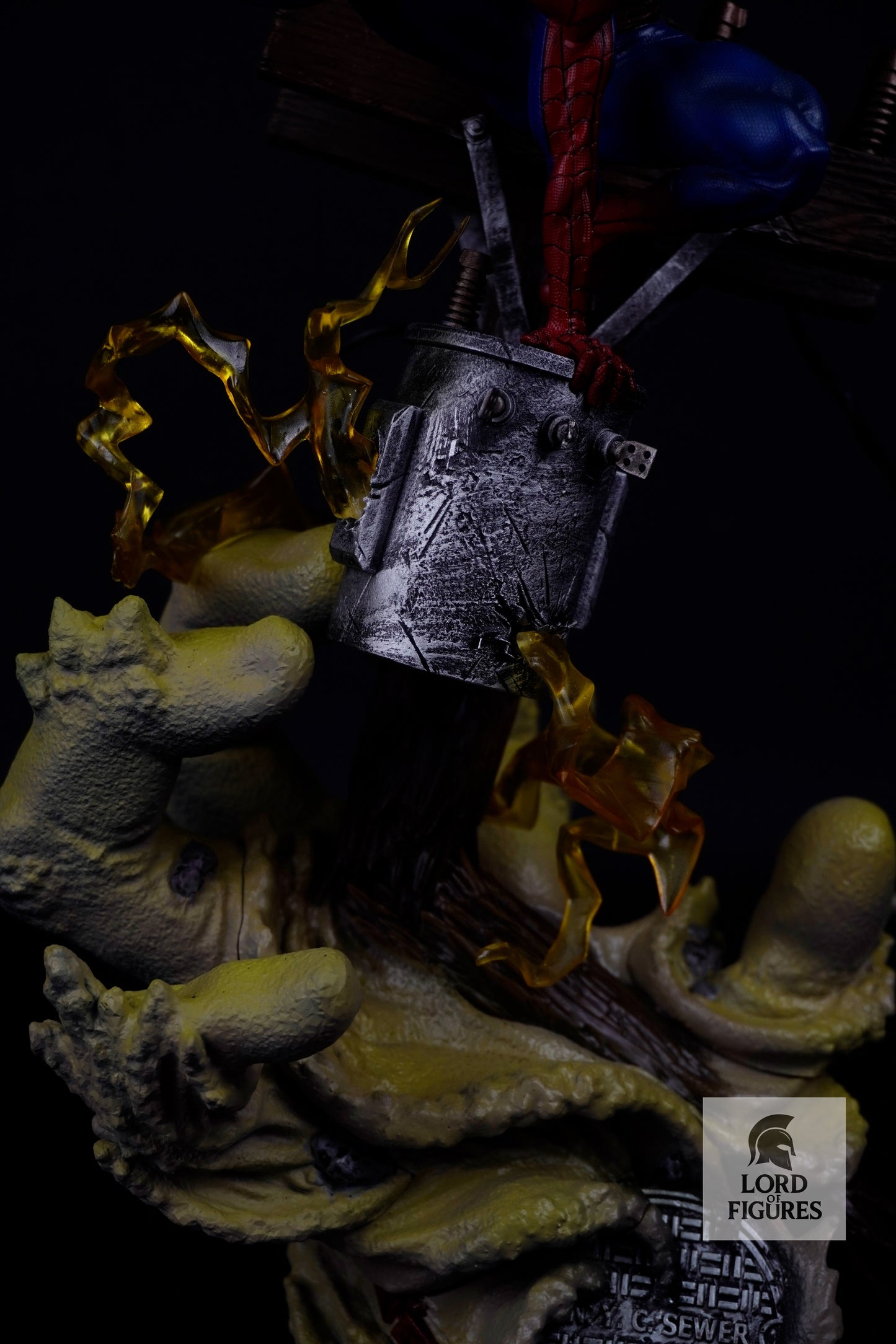 Spider-Man vs Sandman Diorama