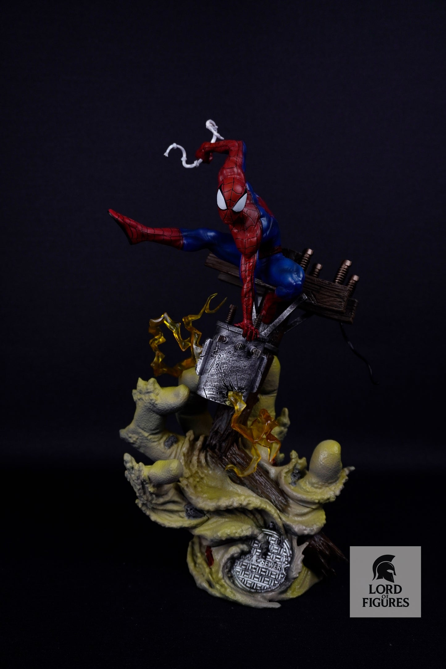Spider-Man vs Sandman Diorama