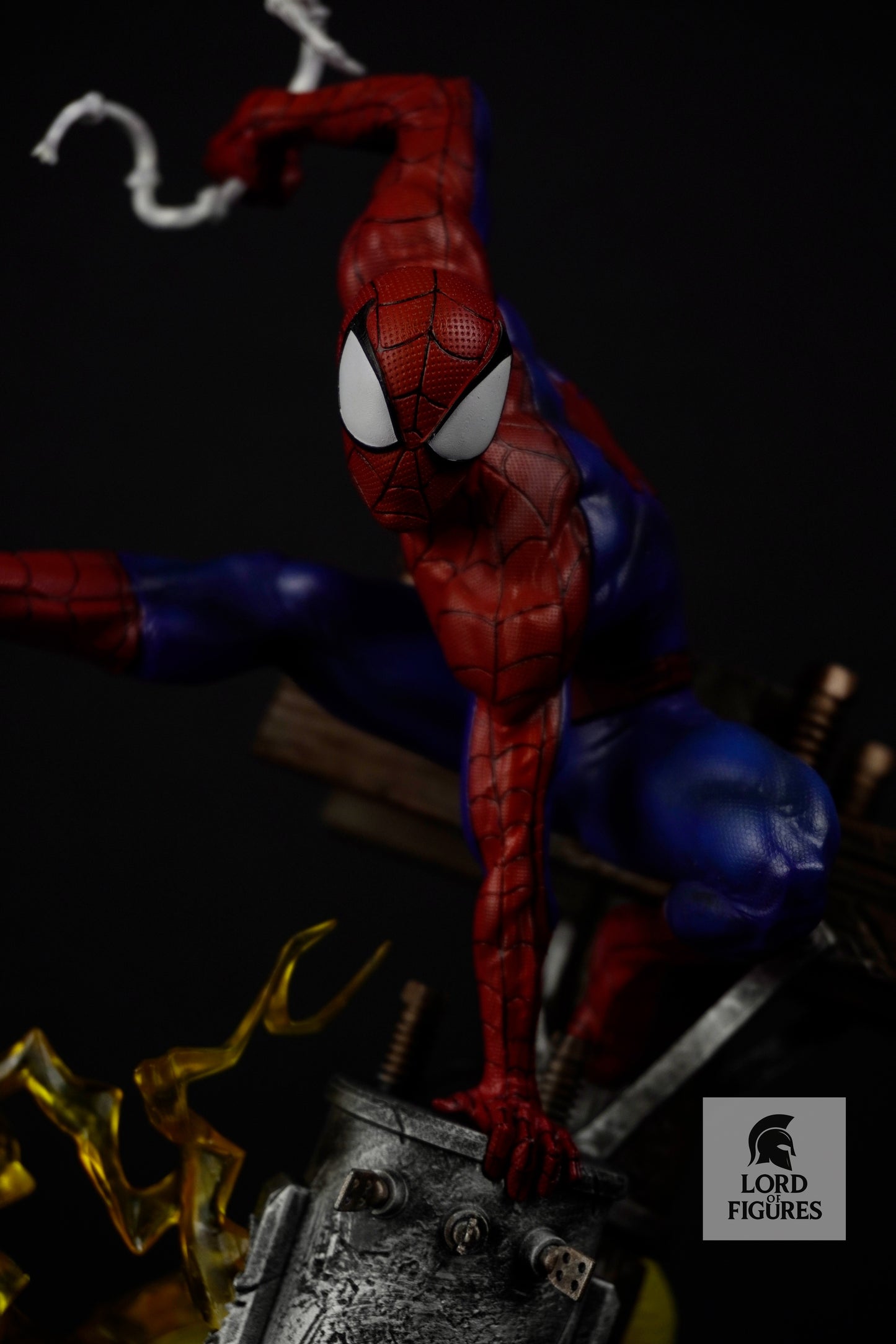 Spider-Man vs Sandman Diorama