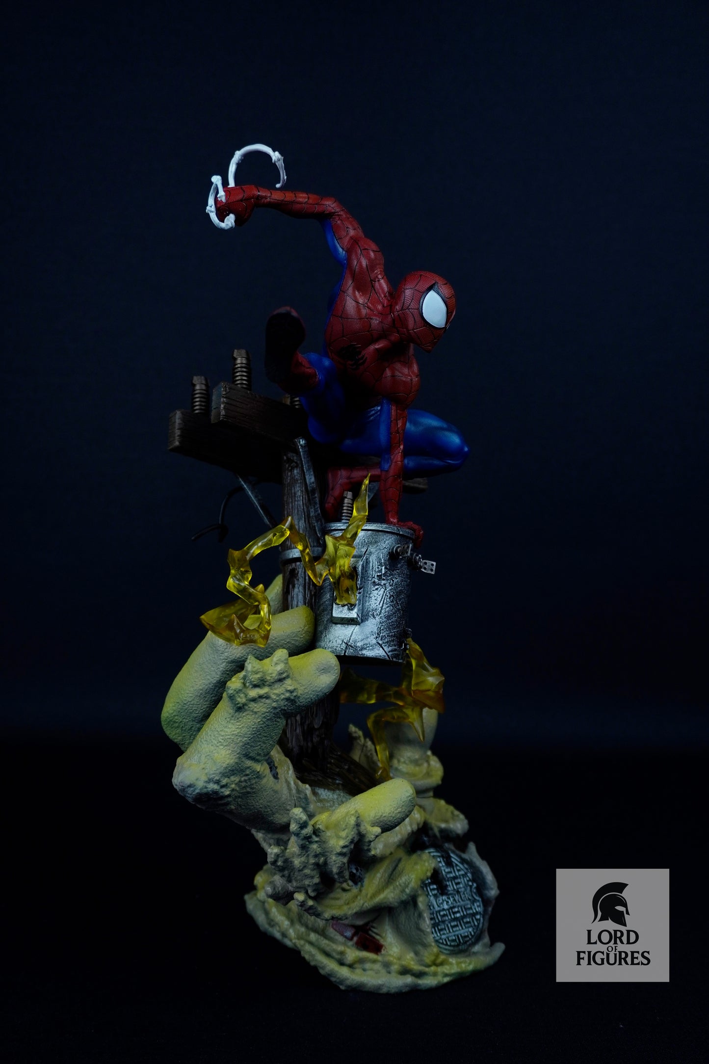 Spider-Man vs Sandman Diorama
